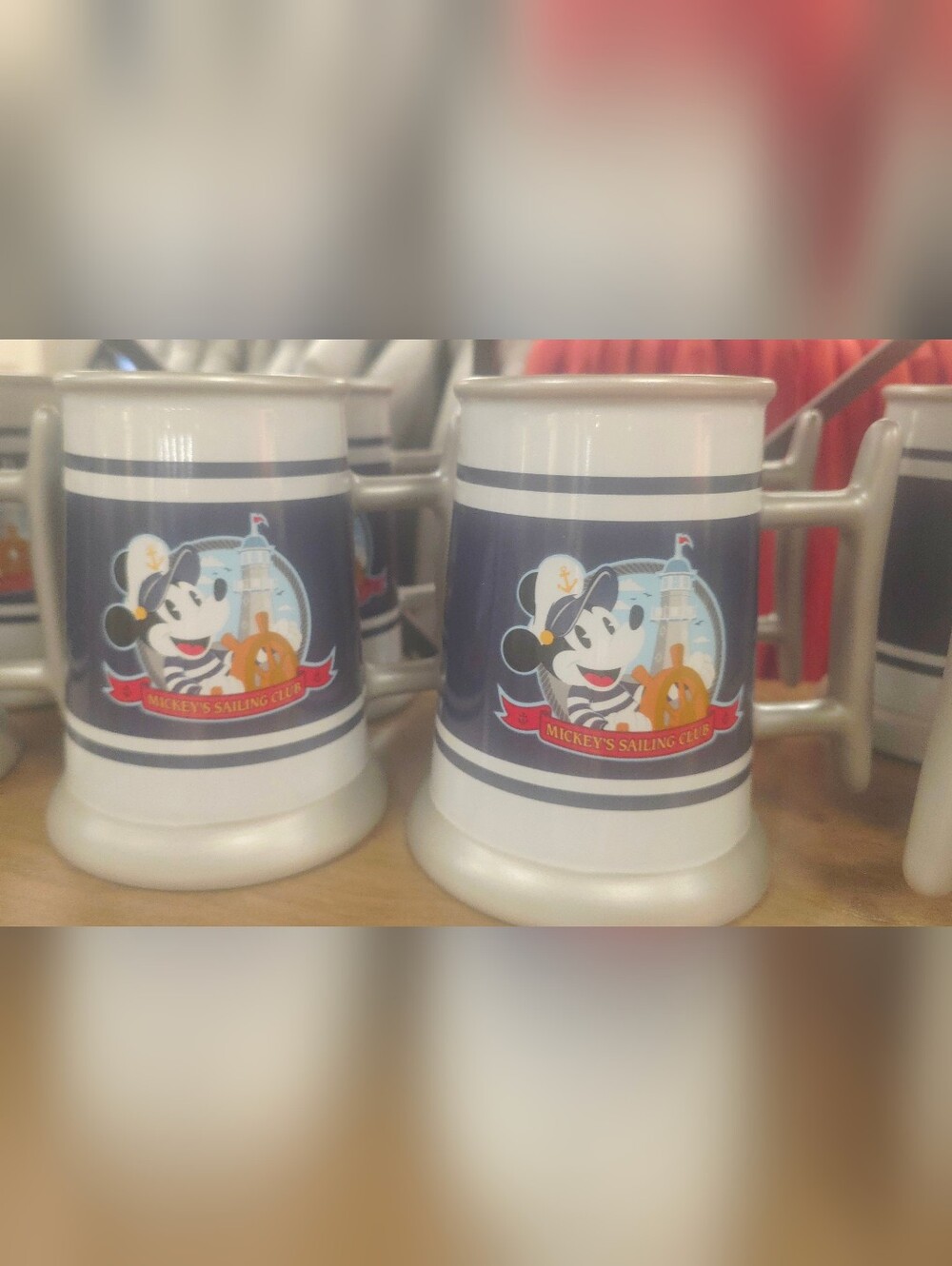 Disney Parks Yacht Club Resort Mickey Mouse Sailing Coffee Mug New